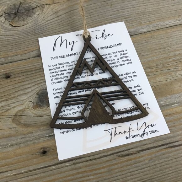My Tribe The Meaning of True Friendship Story Card Ornament - Picture 2 of 10